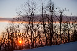 Sunrise Above the Blue Ridge Parkway