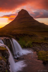 Kirkjufellsfoss and Mt. Kirjufell