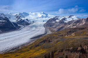 Mount Blackburn and Root Glacier 