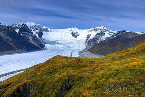 Root Glacier Surrounded by Autumn