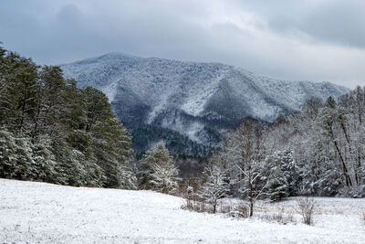 Cades Cove Snow
