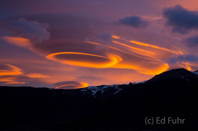 Surreal Lenticular Sunset