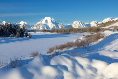 Oxbow Bend, Winter, 2022