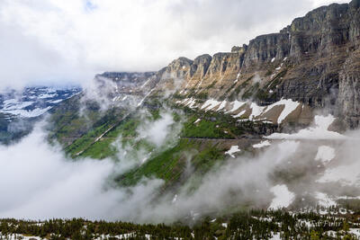 Evening on Going to the Sun Road