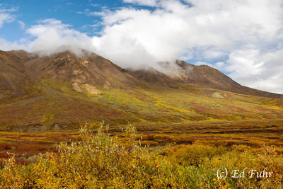 Highway Mountain in Autumn 