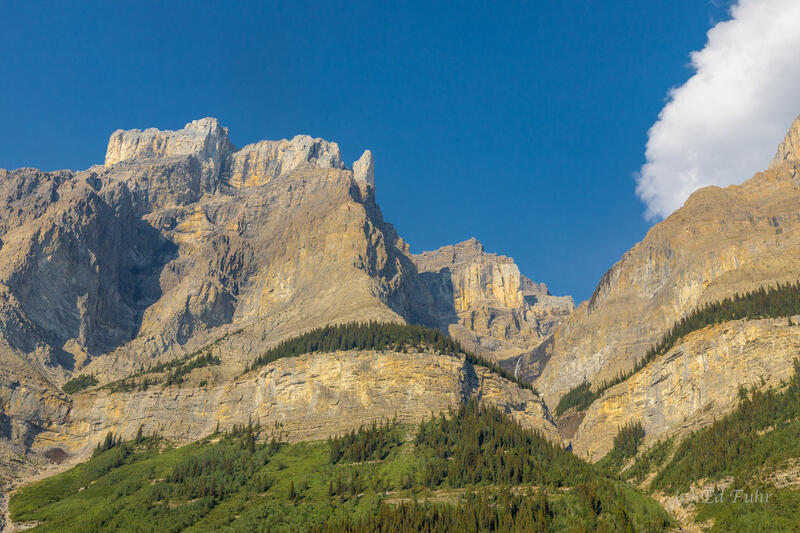 Evening Light on the Canadian Rockies