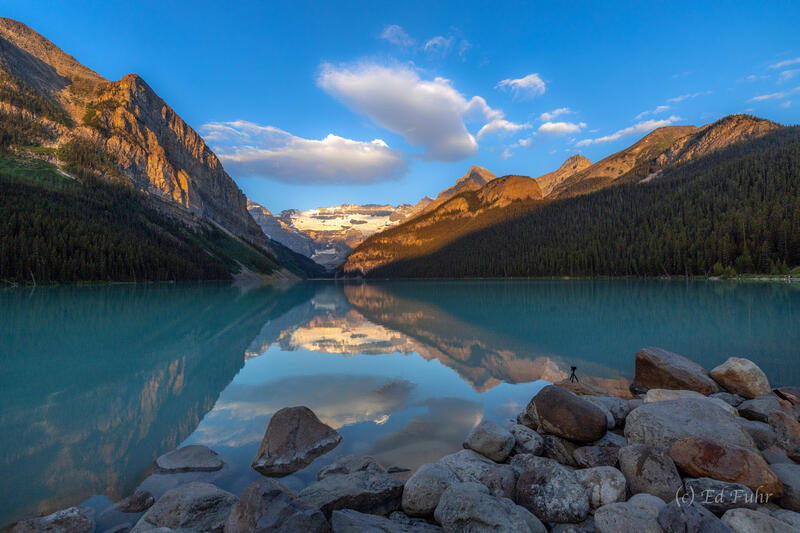 Dawn on Lake Louise