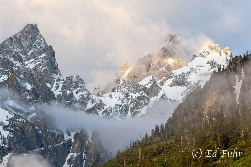 Spring Clearing Over the Tetons