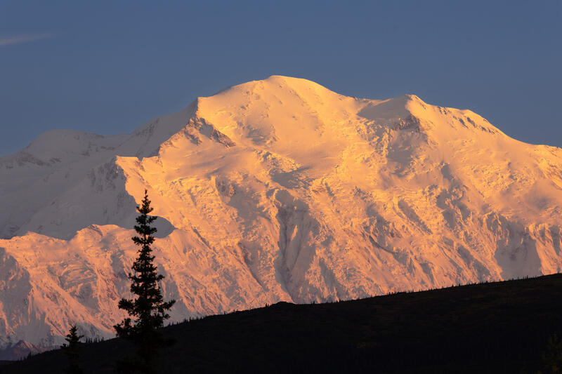 Evening Glow on Denali