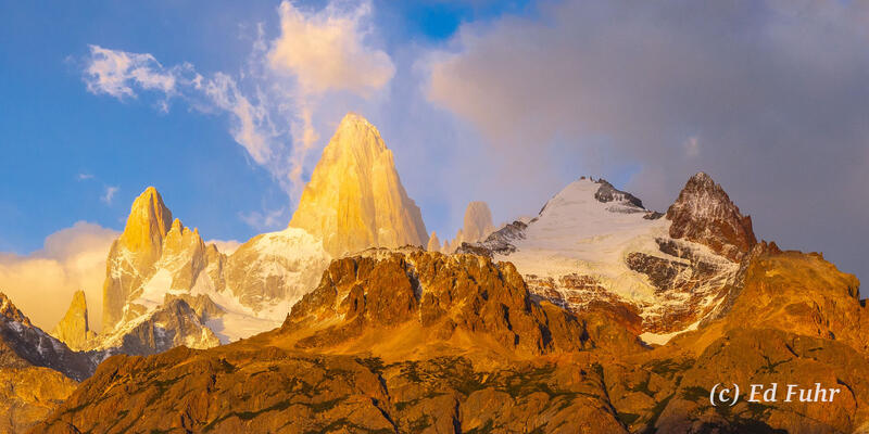 Fitz Roy Sunrise Panorama