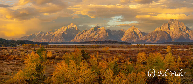 Willow Flats Sunrise Panorama