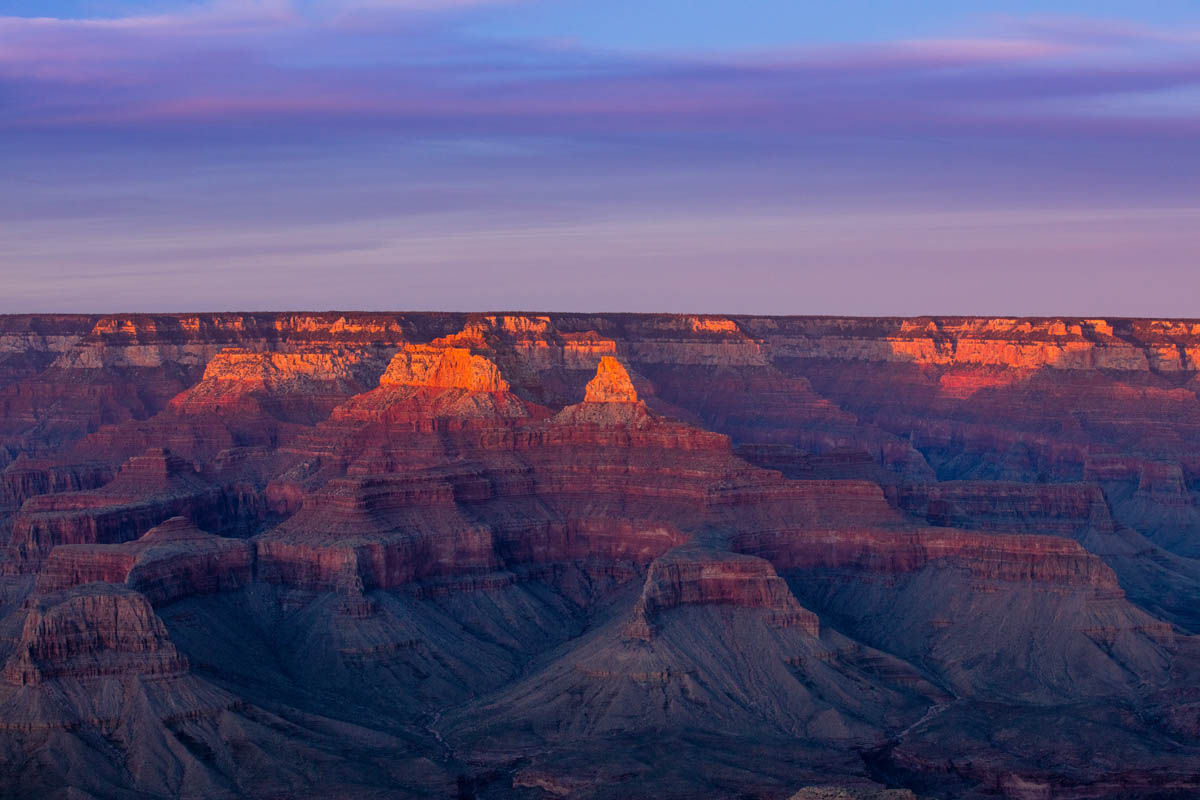 Evening Glow at the Grand Canyon