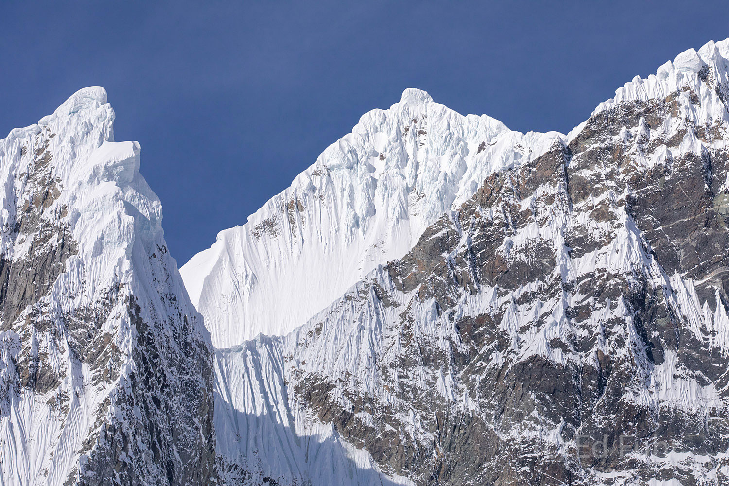 On a morning so clear we flew to heaven on angel's wings, sweeping across the University Range of Wrangell-St. Elias National...