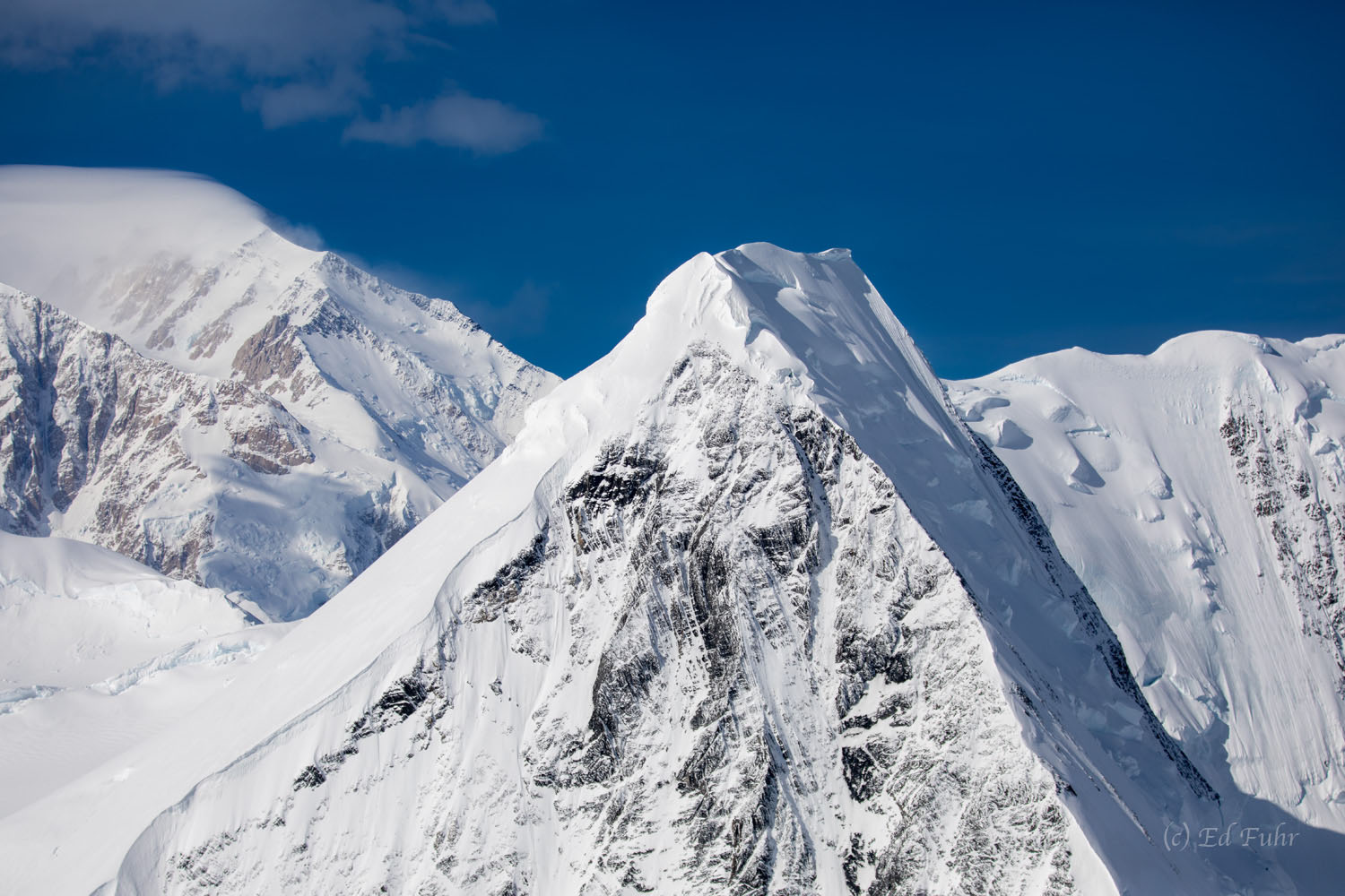 Aerial View of Mount Huntington
