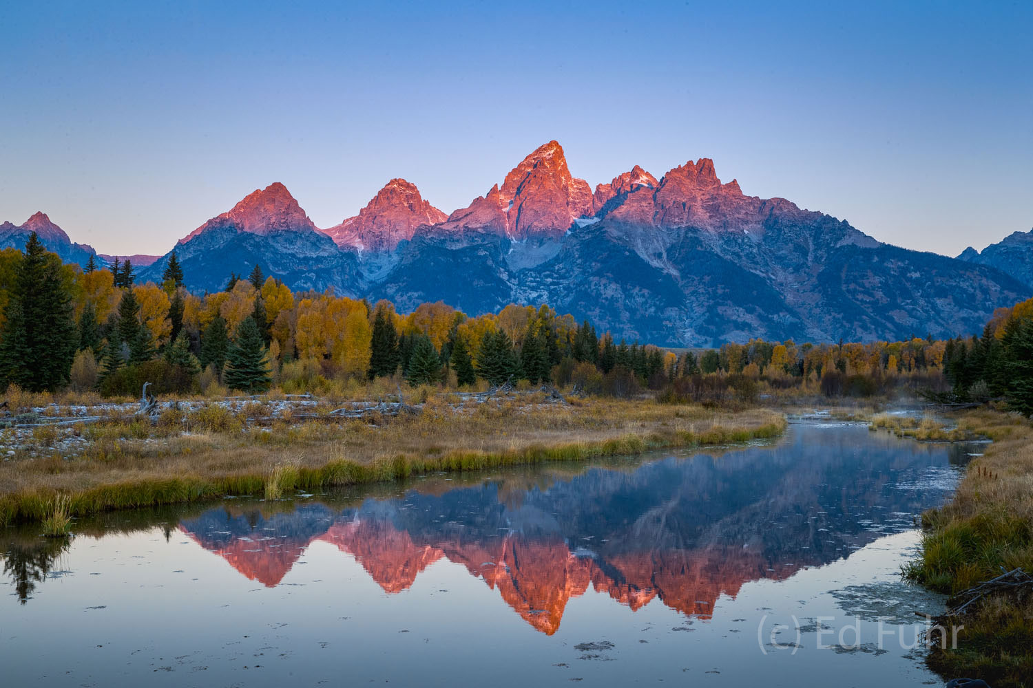 First Light Early Light Above Schwabachers Landing
