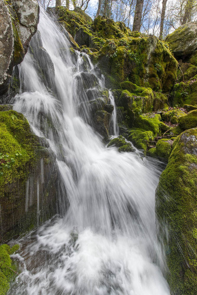 Naked Creek Waterfall is among a handful of beautiful waterfalls in Shenandoah National Park that can only be reached by hiking...