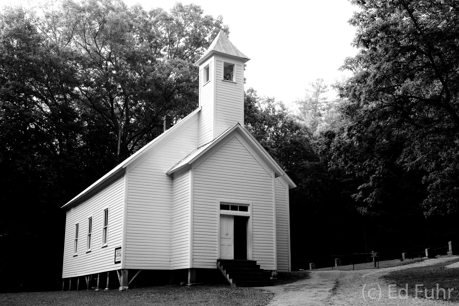 One of several churches in Cades Cove that continue to hold up some 150 years after being built.