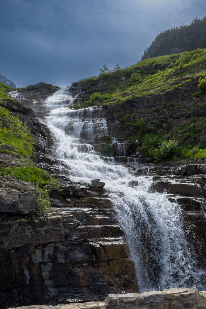 Nearly 500 feet, with endless steps and cascades, this beautiful waterfall appears to emerge from the mountain's top, tumbling...