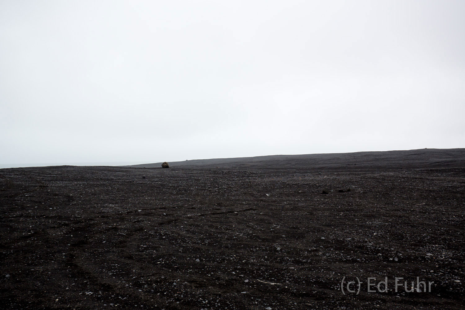 Black and White Black sand beaches stretch as far as the eye can see, to where banks of white clouds and fog rise. The experience is bracing...