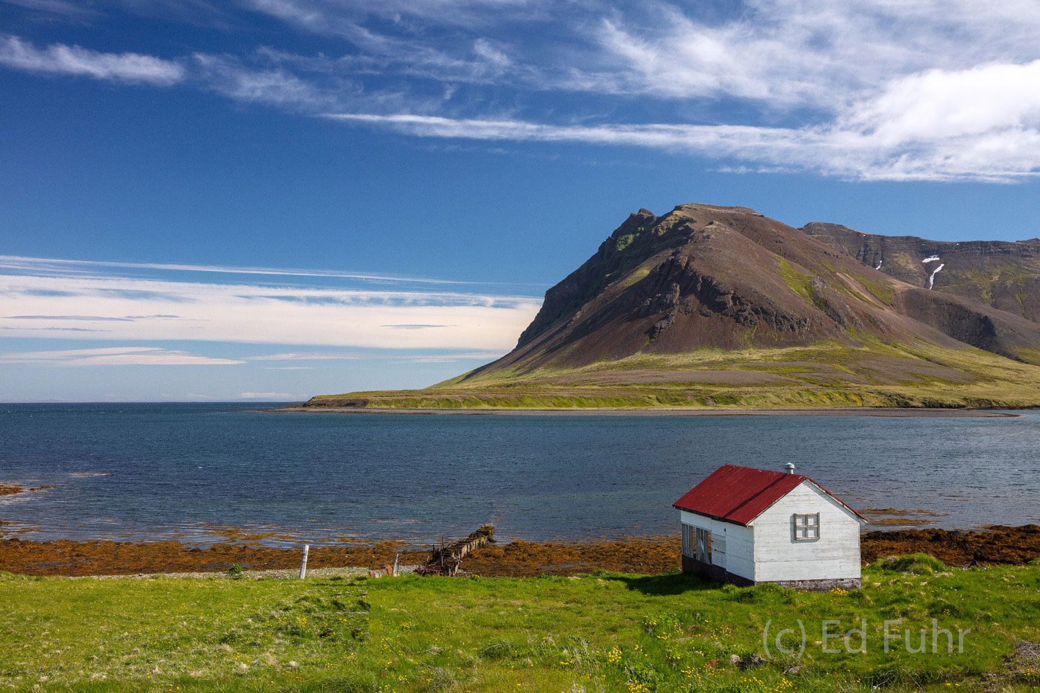 Kolgrafafjordur A beautiful harbor and bay, Kolgrafafjordur, provides a graceful introduction to the beauty of nearby Snaefellsness Peninsula...