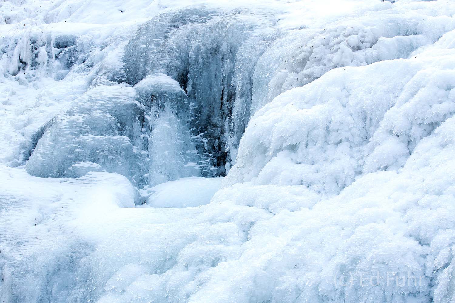 Frozen Dark Hollow Waterfall In the depths of winter, Dark Hollow falls freezes in the zero degree temperatures. There is a certain eeriness experiencing...