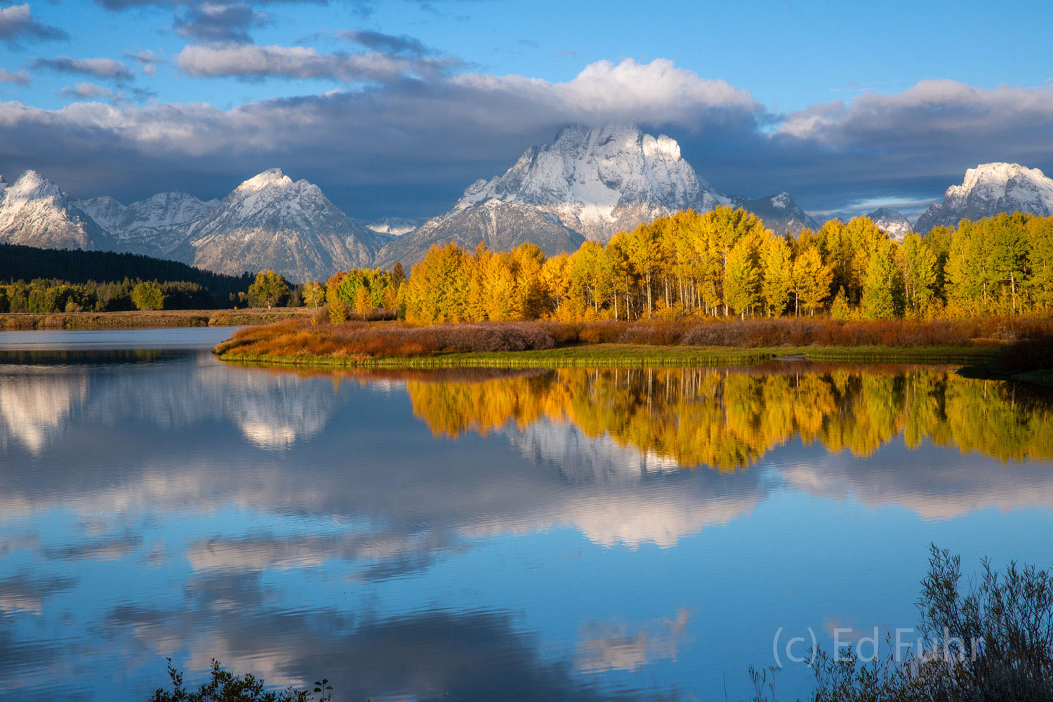 autumn, fall, grand teton national park, 2013, shutdown, Tetons, Grand Teton, oxbow bend, aspen