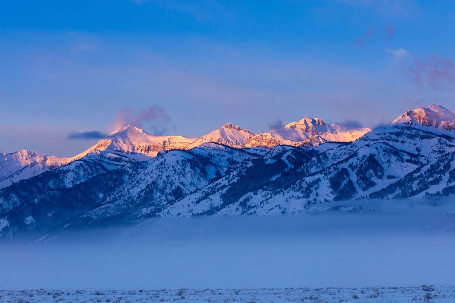 Looking South Sunrise on the Southern Range