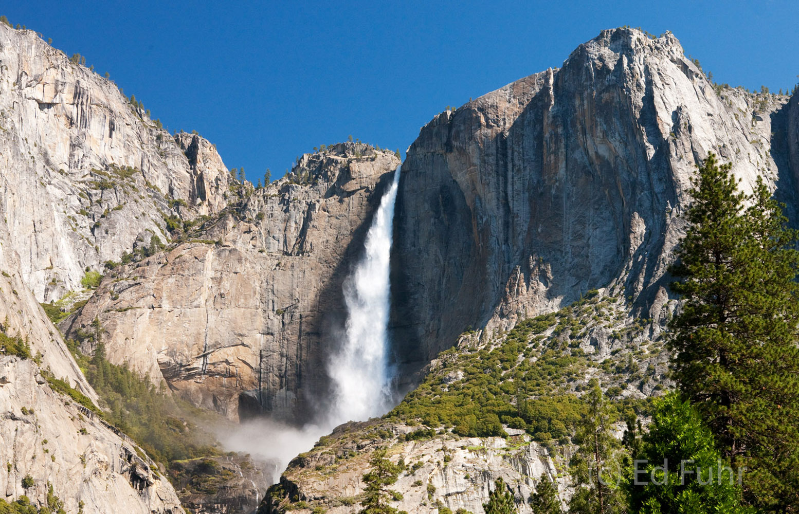 Yosemite Falls at Midday
