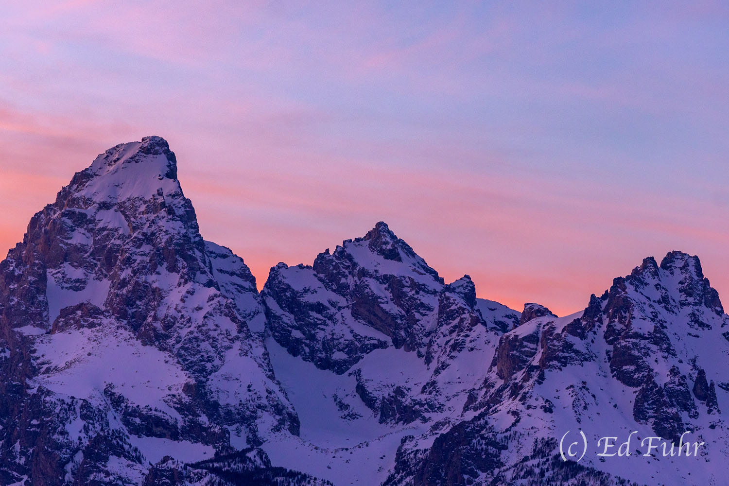 Winter Fade The last light of day.
