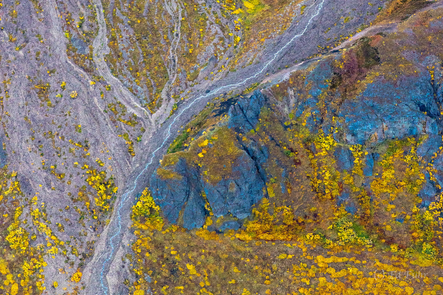 Aerial Perspective Denali, Alaska, 2021, aerial