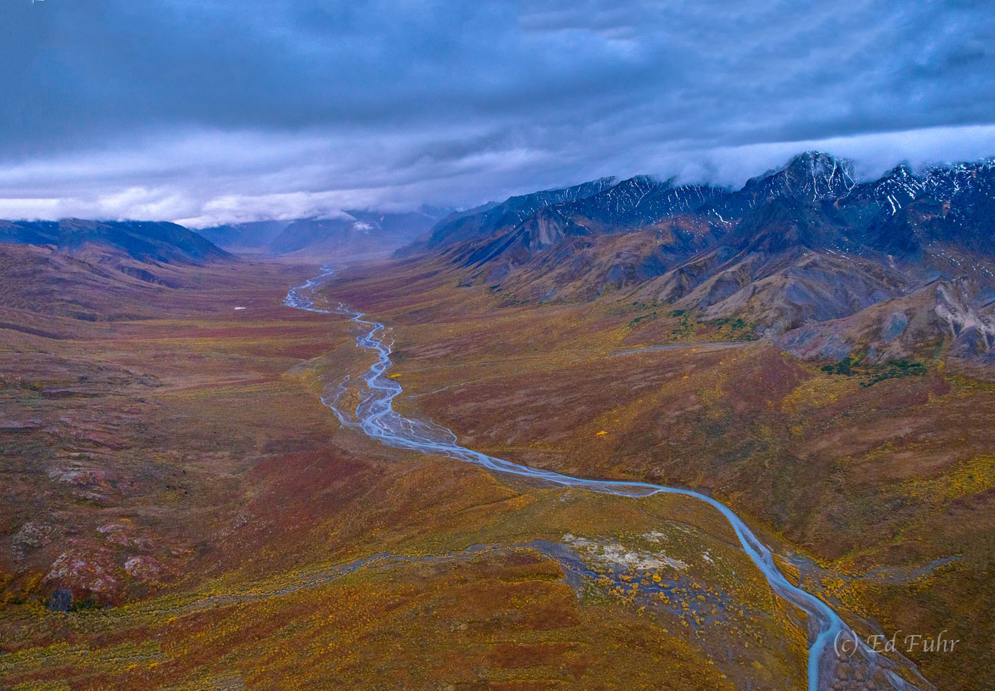 Denali, Alaska, 2021, aerial