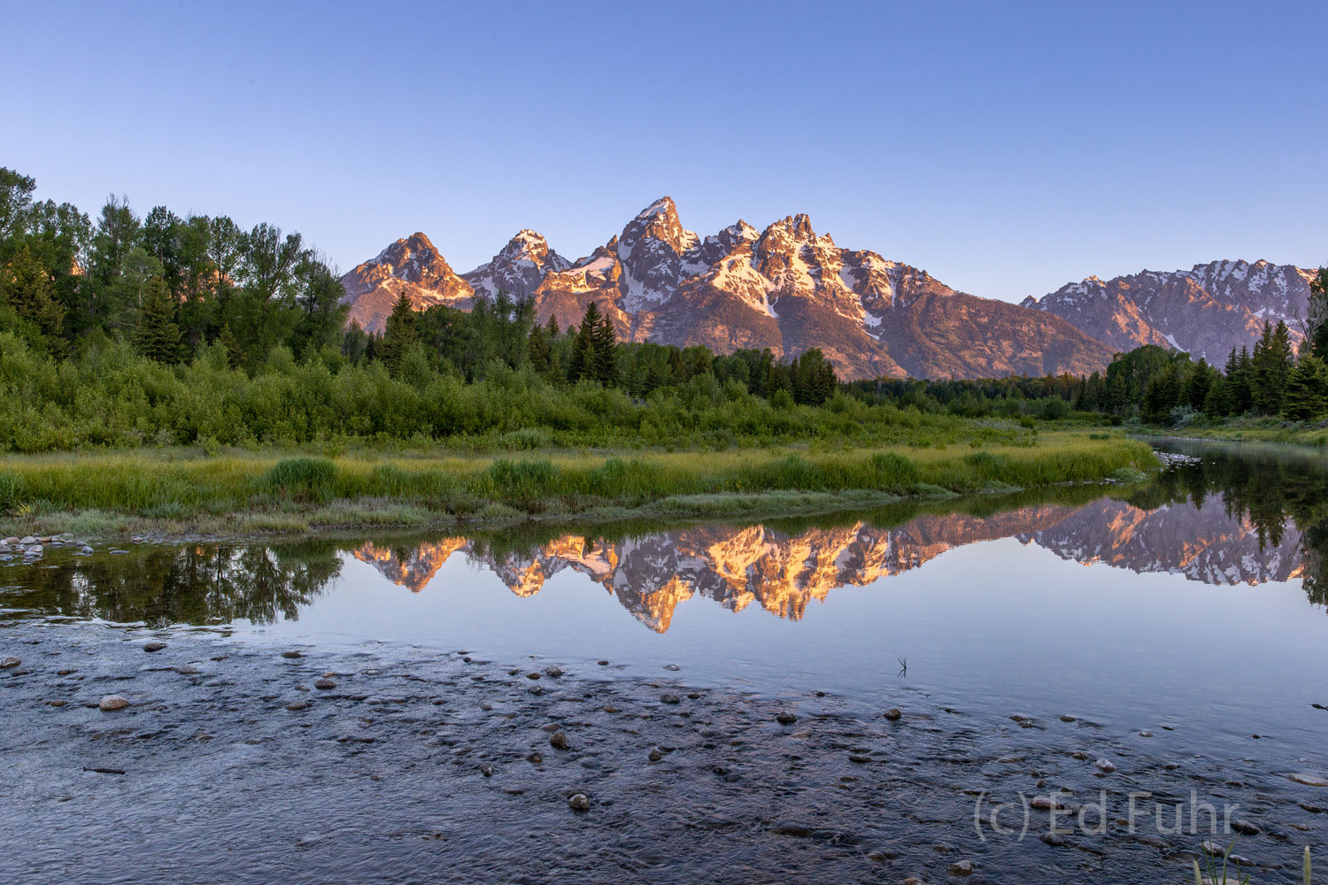 Ripples at Schwabacher Landing june, 2020